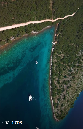Survol des îles Kornati en drone - JRP Drone